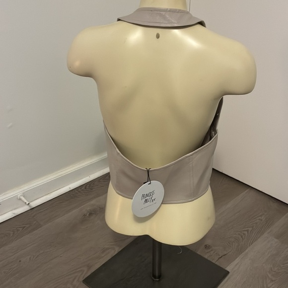 Princess Polly Palladia Faux Leather Jordy Corset ALIX EARLE Top NWT - Picture 8 of 11